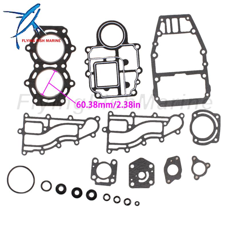 Outboard Motor 11400-93892 11410-93830 Power Head Gasket Kit for Suzuki 9.9HP 15HP DT9.9 DT15 Boat 11410-93835 11410-93833