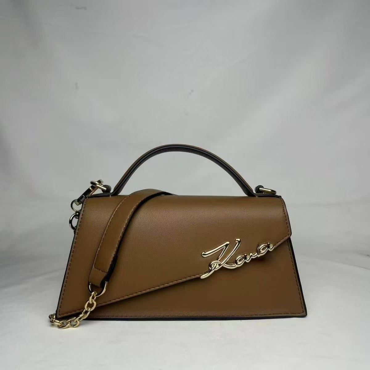 

fashion trend women s shoulder bag new Xiaoxiangfeng messenger bag 24*12*6 коричневий