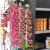 5/3/1x Kunststoff-Snack-Aufhängestreifen Universell Supermarktregal Lebensmittel-Display-Haken Faltbar Transparent Shop-Clip-Streifen