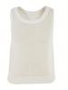 Ärmelloses gehäkeltes Tanktop für Damen Rundhalsausschnitt Ausgeschnitten Lässig Sommer Pullover