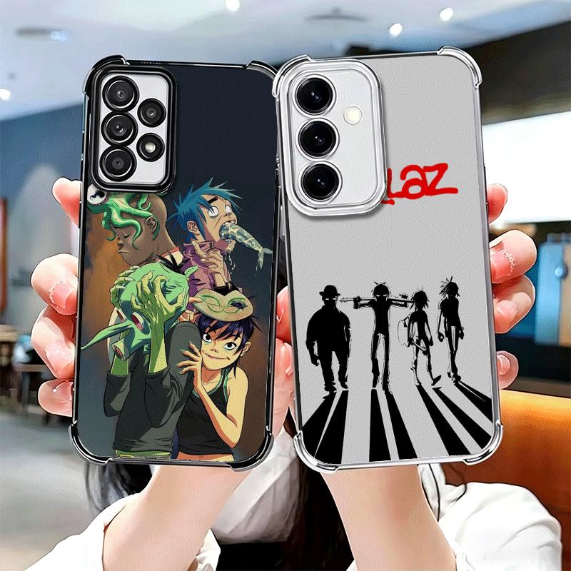 G-Gorillaz Anime Soft Phone Case For Samsung A17 A27 A07 A37 A57 A16 A56 A15 A55 A14 A54 A13 A53 A26 A36 A25 A35 A24 A34 A23 A33