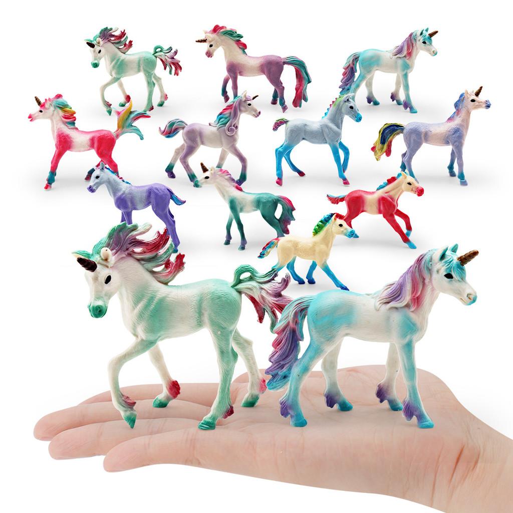 Mythical Unicorn Animal Model For Kids Kids Fictional Creature Decor Pvc Toy For Childrens Playroom