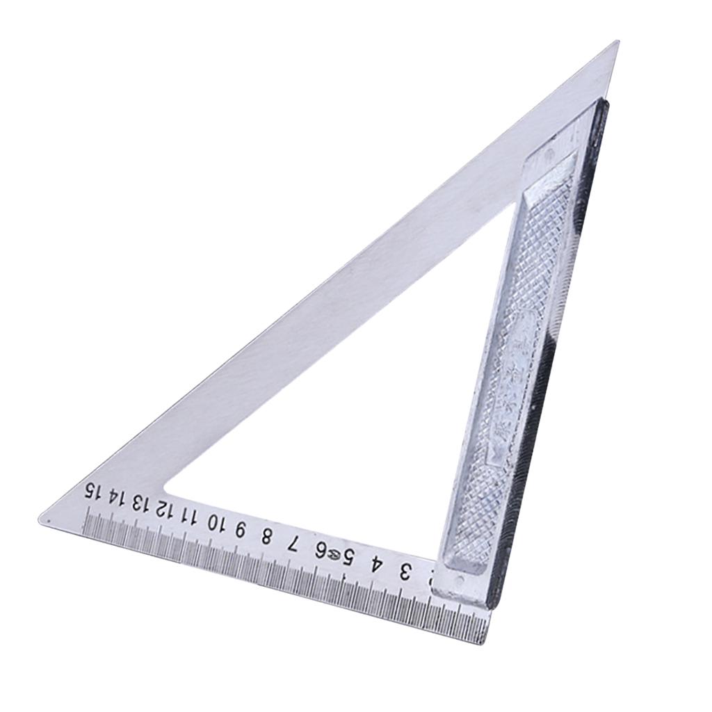 Buy Accurate Stainless Steel Triangle Ruler Woodworking Measuring Tools