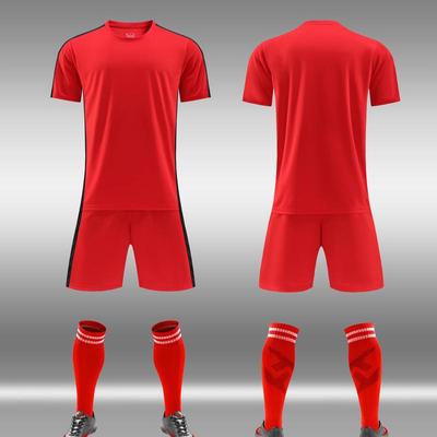 Versatile Football Uniform Set for Adult & Children - Plain Board Design, Free Fighting Training Jersey, Ideal for Training Camps.