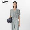 Women's Retro V-Neck Short Sleeve Knit Cardigan