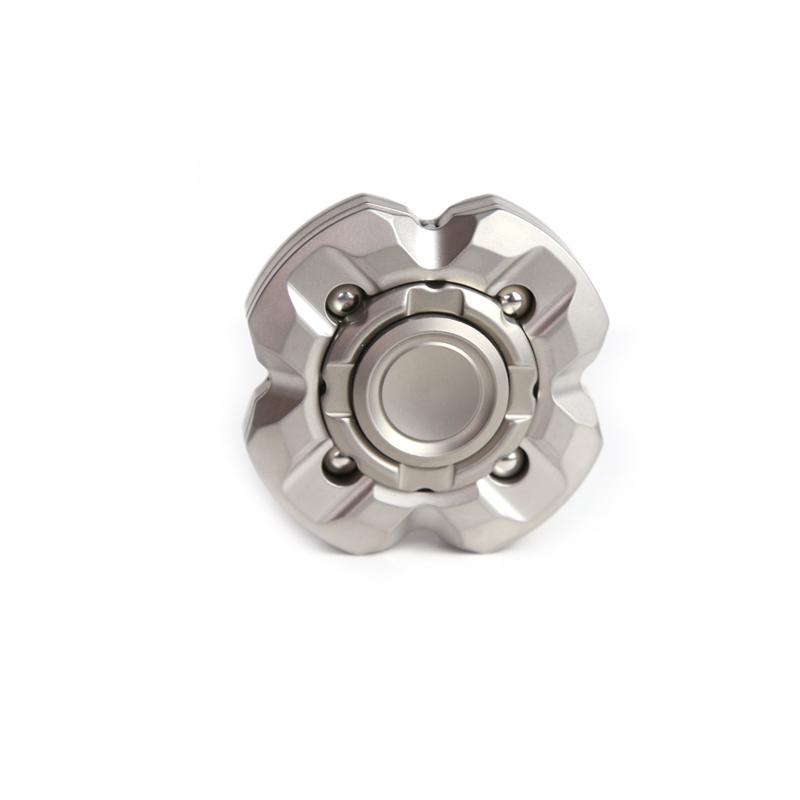 

Stainless steel Fingertip Spinner EDC Fidget Toys Office Desk Toys ADHD Anxiety Stress Toys For Adult Children Gift срібний