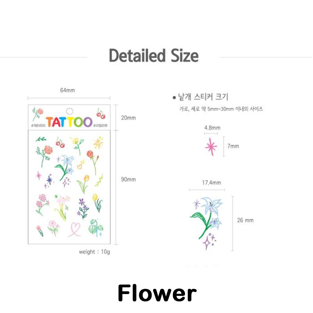Petit Fancy Tattoo Sticker (23 Options)