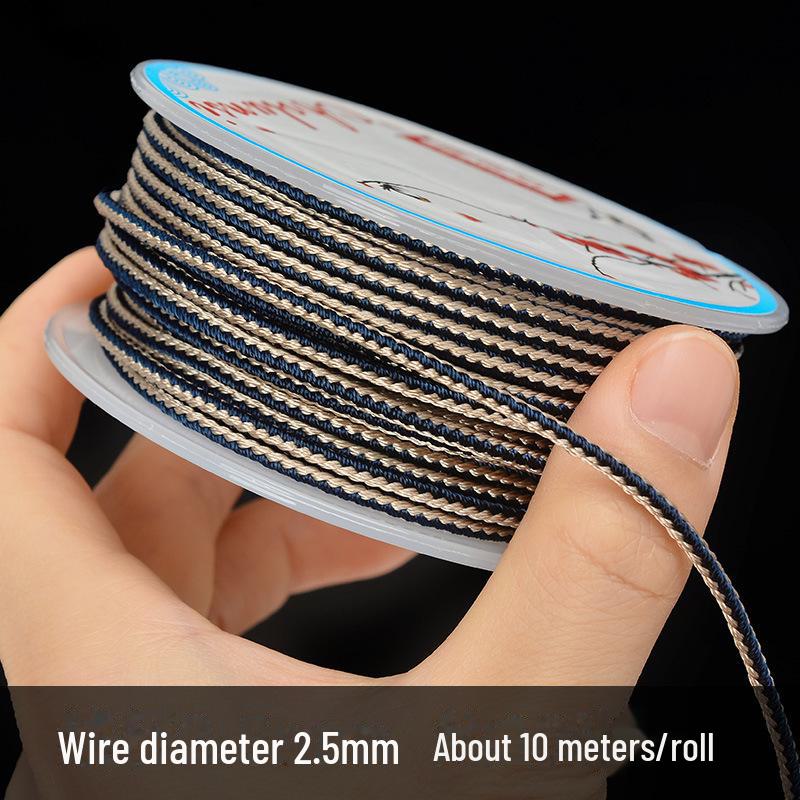 

Сплетенная вручную веревка жуи толщиной 2,5 мм для шнурка с нефритовым кулоном или цветного браслета с бусинами