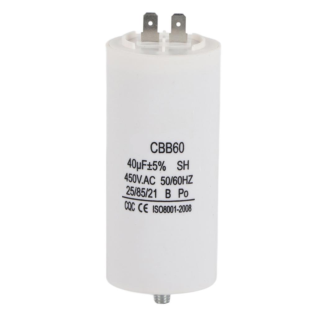 40uF Kondensator CBB60 450V 40uF Kondensator für Waschmaschine 50/60Hz