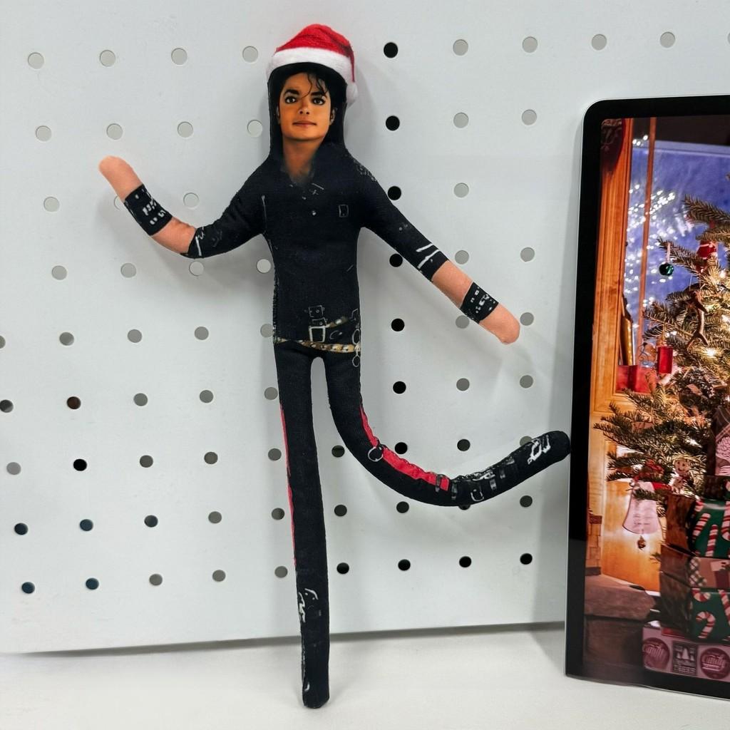 Michael Jackson Christmas Plush Collectible With Poseable Skeleton For Fans