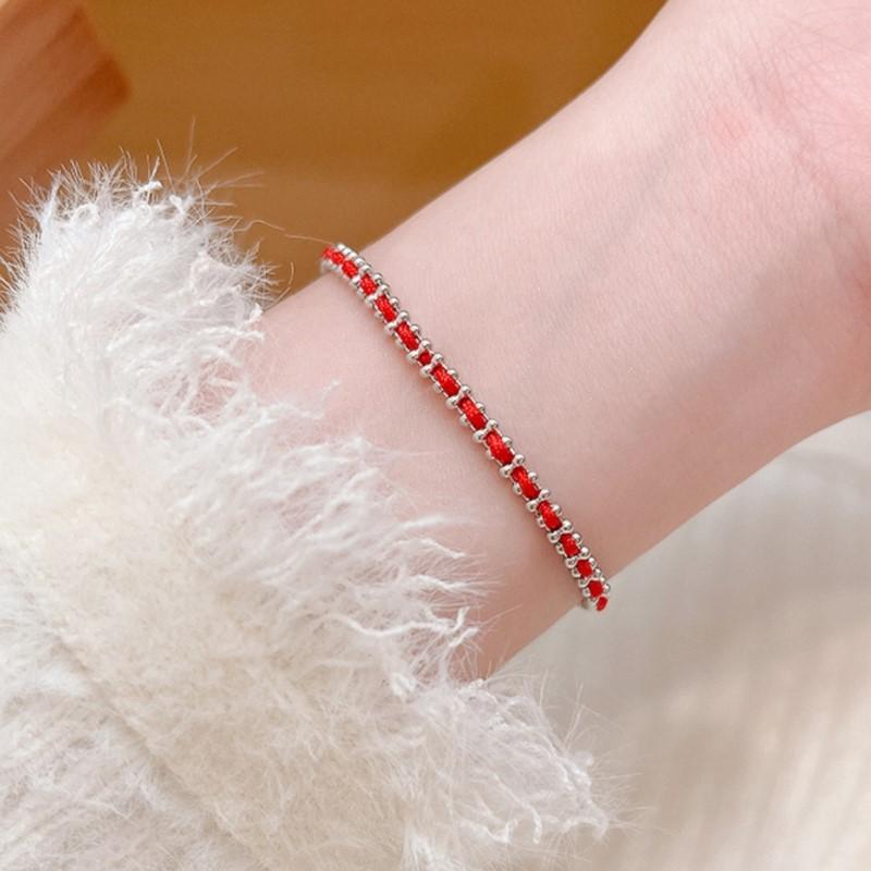 Light Luxury 18K Gold Plated Bracelet for Women Vintage Weave Rope Chain Bracelet Wedding Jewelry Gifts