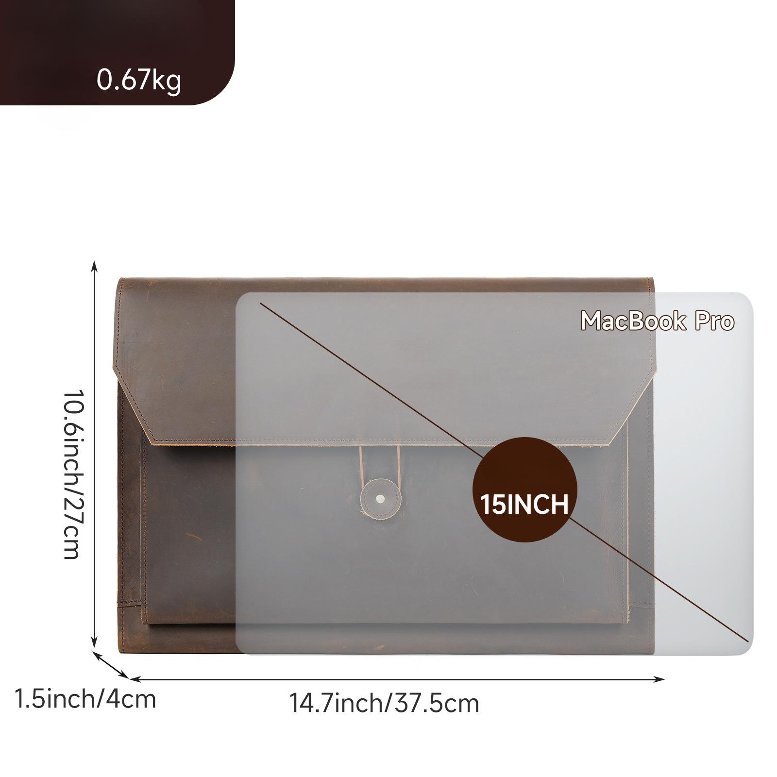 

Мужская сумка-клатч из коровьей кожи Head Layer, многофункциональная сумка для ноутбука 15 дюймов, защитный чехол, сумка для документов из натуральной кожи в стиле ретро кофейный