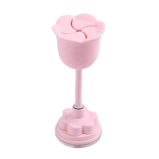 

Flower Shape Nail Polish Holder 360 Degrees Rotating Tilted Anti-Spill Untippable Suction Gel Polish Bottle Stand Nail Polish Accessories