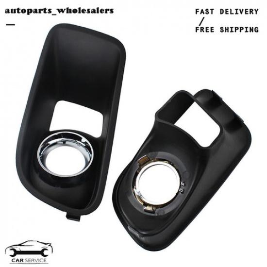 Chrome Trim Bezel Fog Light Lamp Cover For Dodge Charger SRT-8 2012-2014