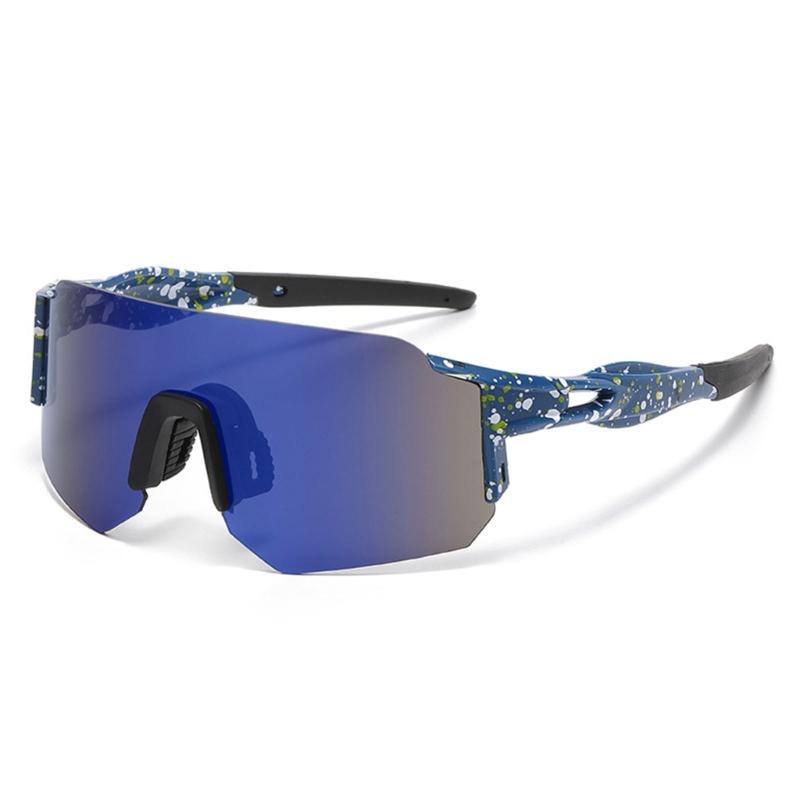 Outdoor Sports Sunglasses with Rimless PC Frame and Lens, Bright Sun Glasses for Fishing Driving and Cycling Use