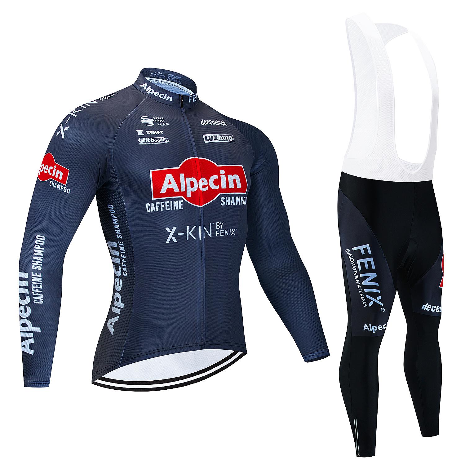 Alpecin Rudens Riteņbraukšanas Džersija Komplekts Garām