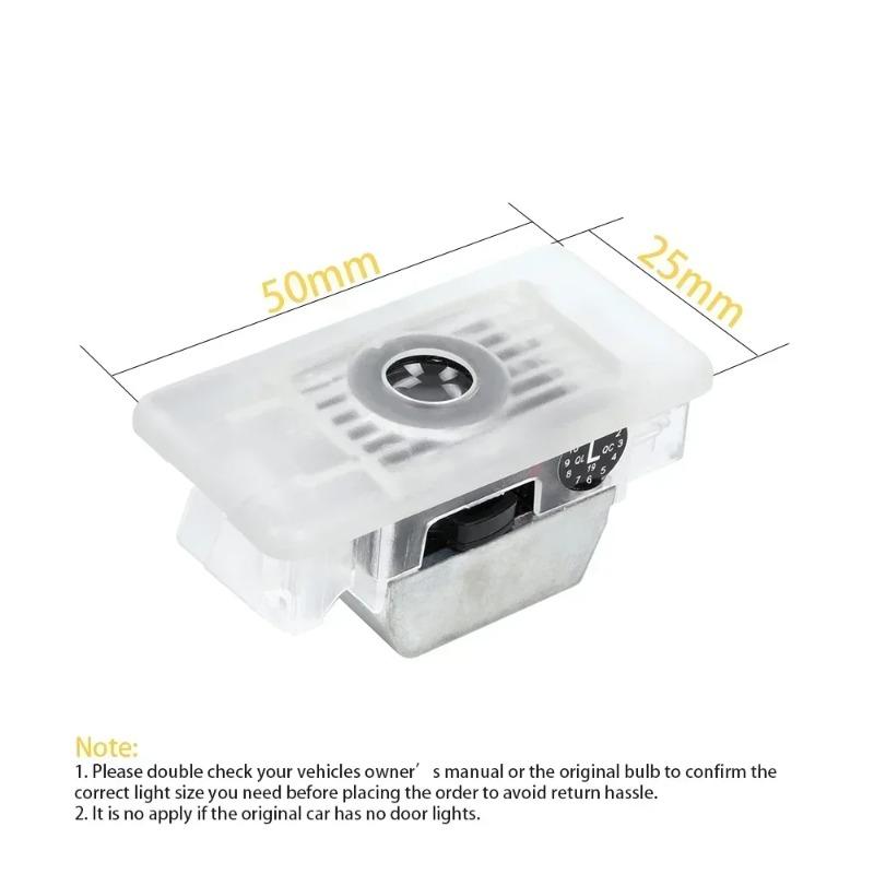 2pcs Car LED Door Projector Welcome Lamp Is Suitable For BMW 1 Series, 3 Series and 8 Series F40 G20 G21 X7 G07 Z4 G29 Lighting.
