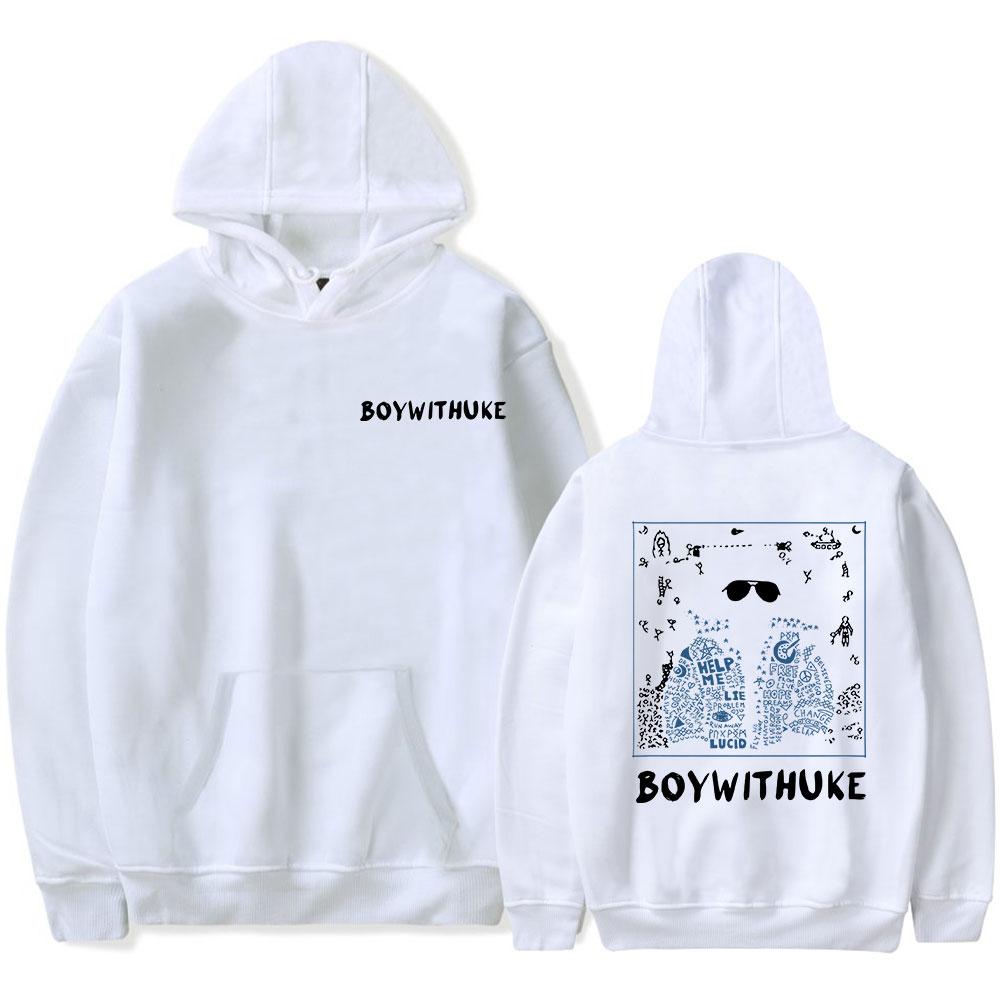 Boywithuke Hoodies New Vintage Merch Hooded Women Men Casual Streetwear Fashion Sweatshirts Clothes