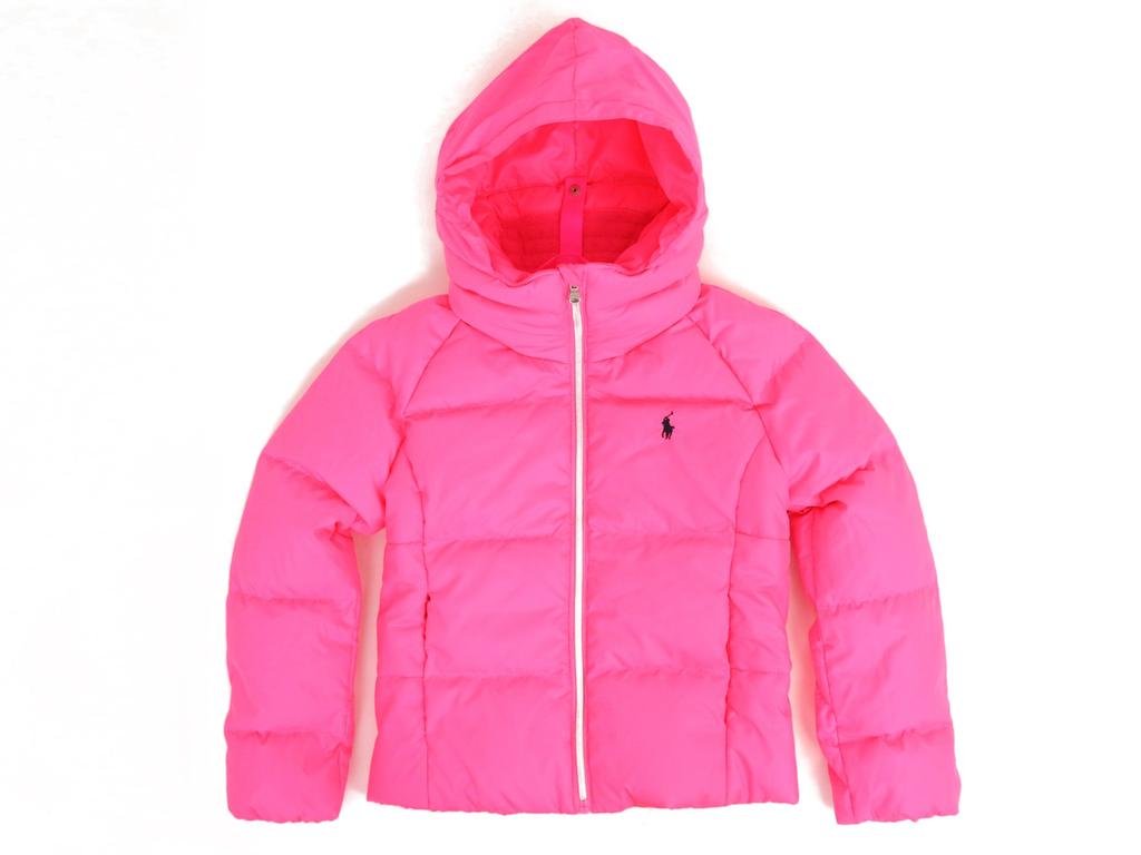 POLO RALPH LAUREN Junior Daunenjacke mit gesticktem Pony Größe L Mädchenjacke/Hoodie Design, (Produktcode 0101661)