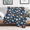 Watercolor Chicken Floral Farm Animals Country Chic Chickens Throw Blanket Luxurious Soft Blanket Holiday Gift for Family