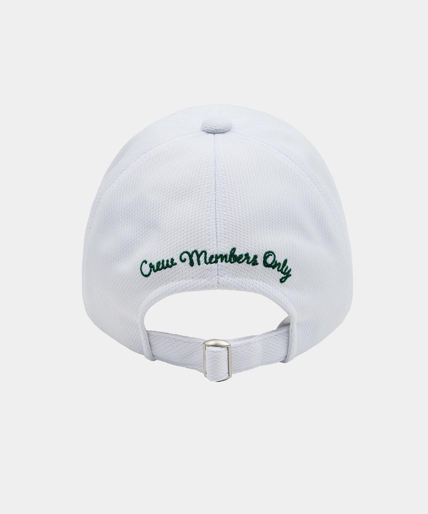 CREW MEMBERS ONLY Official Logo Ball Cap White