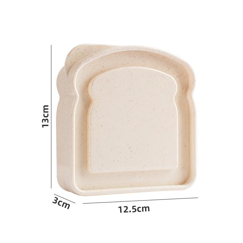 Toast Sandwich Lunch Boxes Reusable Snacks Container Food Storage Box For Kids School Office Work Travel And Outdoor Picnics