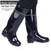 Aimeili Men's High-Tube Reflective Rain Boots