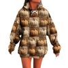 Women's Fashion Casual Halloween Print Long Sleeve Hoodie