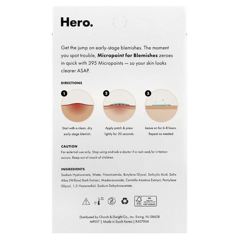 Mighty Patch®, Micropoint For Blemishes, 8 Patches