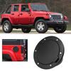 Black ABS Fuel Tank Cap Cover Fits for Jeep Wrangler JK 2007 2017 Car Accessory