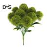 10 Bunches Simulated Dandelion Flower Ball Lifelike Odorless No Maintenance Silk Artificial Flowers for Home Hotel Decoration