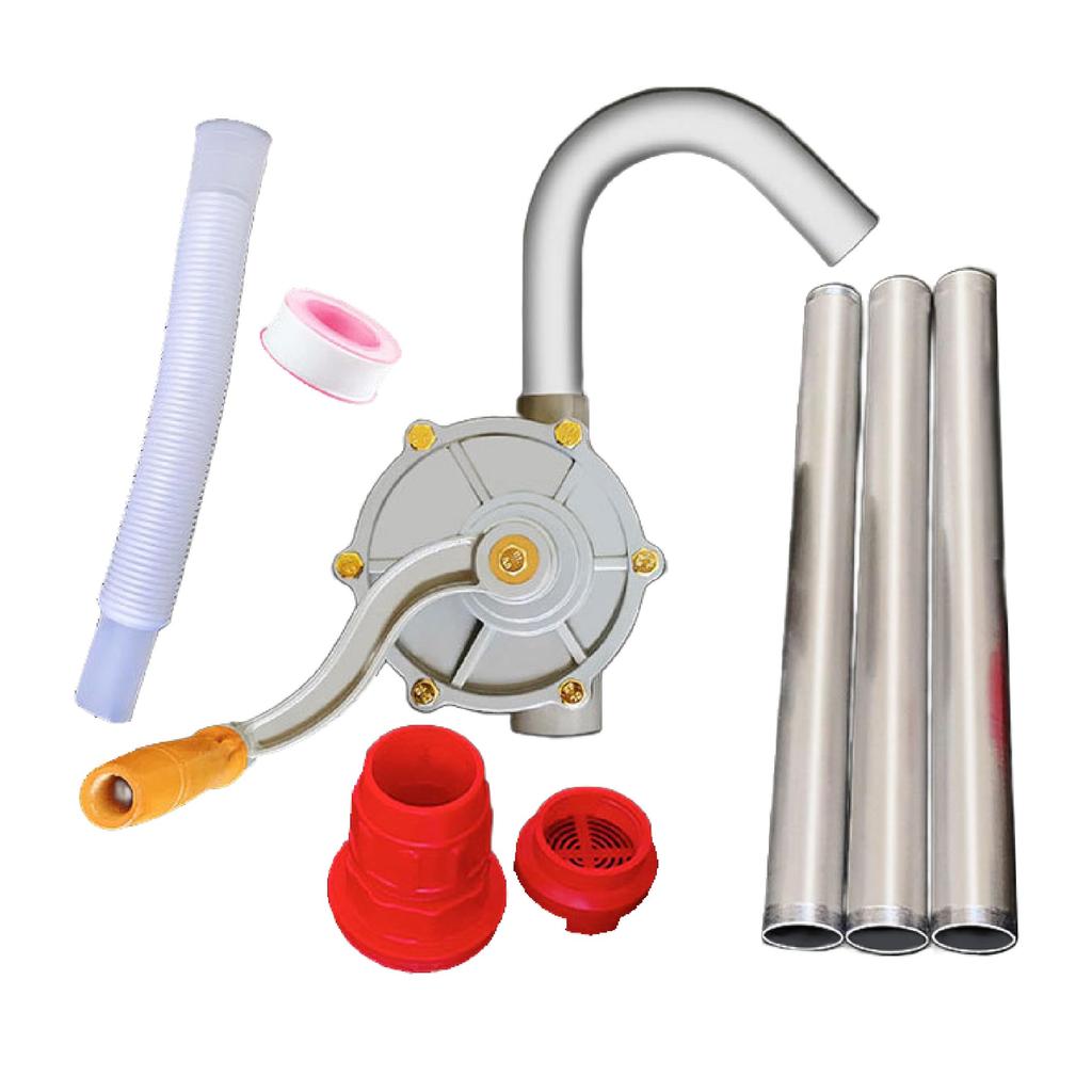 Felimoa Oil Pump for Drums, Hand Rotary Type, Approx. 30L/min