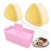 DIY Sushi Mold Onigiri Rice Ball Food Press Rectangular Triangular Sushi Maker Mold Japan Bento Rice Ball Maker Mold Kit