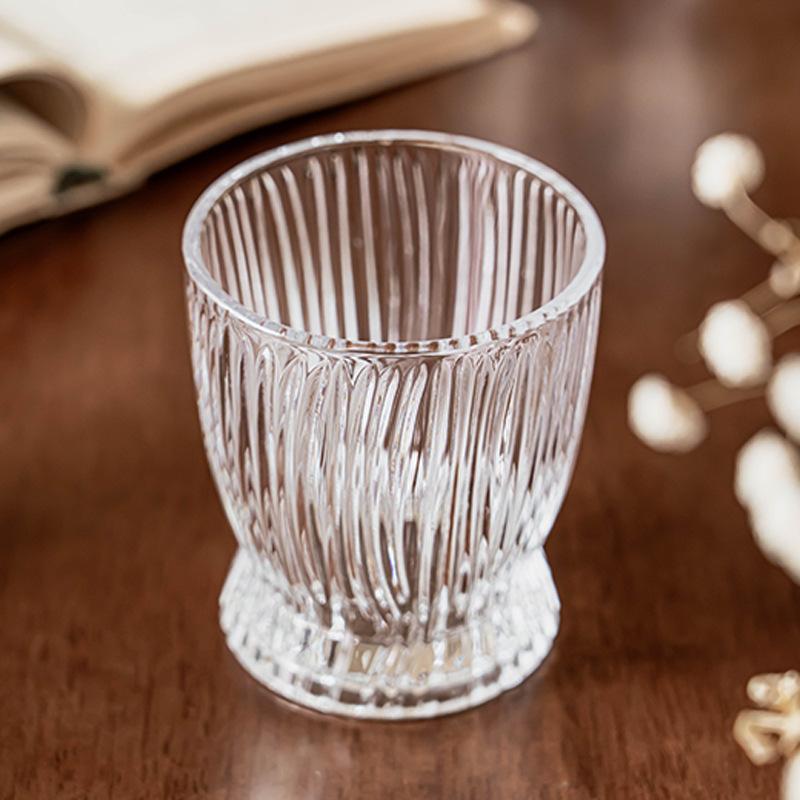Kreativ Ljus Lyx Nordisk Stil Glas Genomskinlig Whiskeyglas Iskaffekopp Högt Värde Hushållsvattenkopp Internetkändis