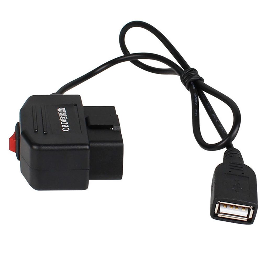 Practical USB Switch Wire Car Charge Cable Parking Monitoring Dash Cam Camcorder OBD Hardwire Kit
