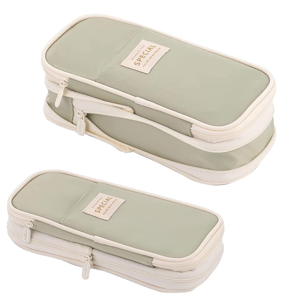 FAISHILAN Large Capacity Pencil Case with Multifunctional Tool Pencil Suitable for Junior High and College Boys and Office and Working Canvas Pencil