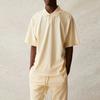 Fear of God Essentials SS21 Short Sleeve Polo With Back Logo Unisex Tops Buttercream Cream FOG-SS21-552