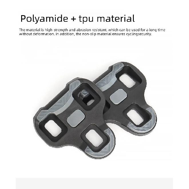 For KEO Bike Cleats for LOOK KEO Road Bicycle Pedals Cleat Self-locking 0/4.5/9 Degree Cycling Shoes Cleats Pedal Clip