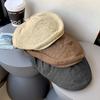 Street Retro Babes Schirmmütze Kinder Britische Baskenmütze Baumwolle und Leinen Mode Malermütze Newsboy Cap Männer