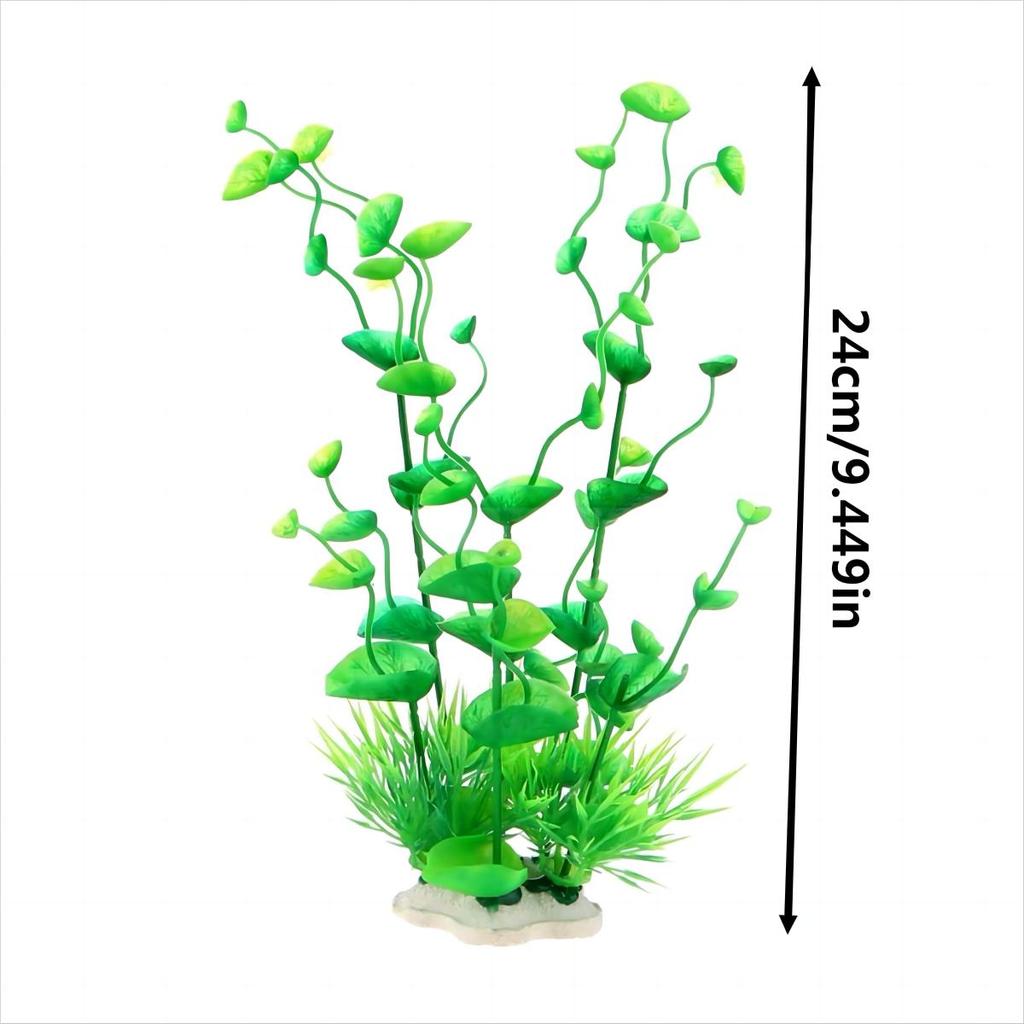 Artificial Fake Water Plants Underwater Plants Fish Tank Decoration Aquarium Landscape Green Purple Water Plants Landscaping