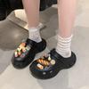 Hole shoes women's slippers summer bag head shoelaces and outer wear girls beach shoes eva sandals