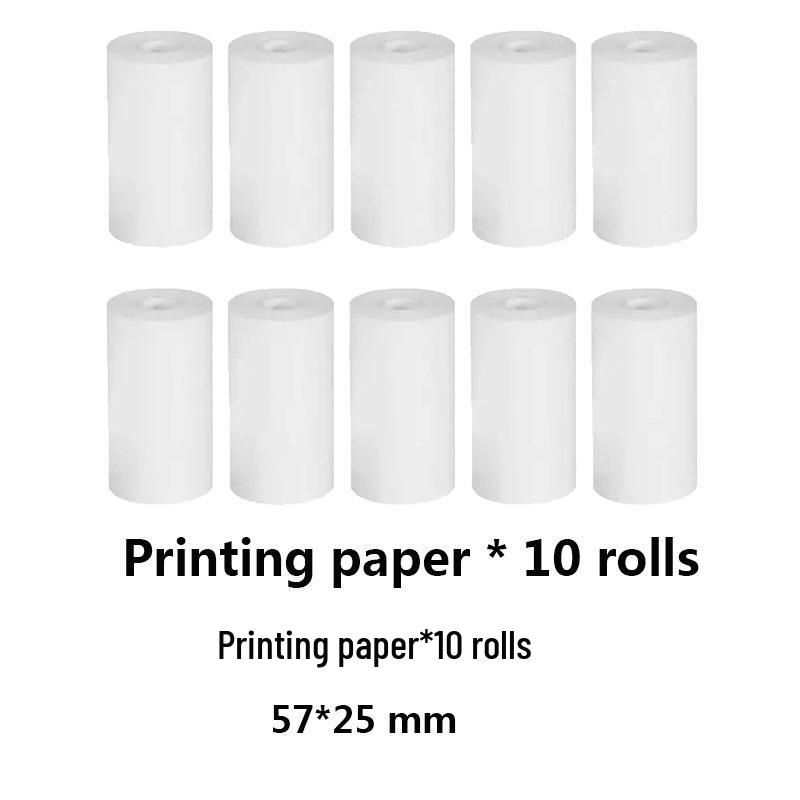 Mini-Selbstklebendes Thermodruckerpapier ohne Kern für Kasse und Fotolabel