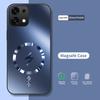 For OPPO A6 A5 Pro Case Integrated Magnetic Light-absorbing Fashion Ice Image Frosted Surface Shock Absorption Box