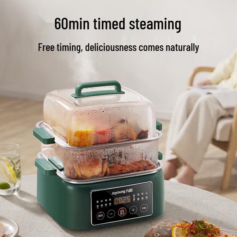 Joyoung 13.5L Multi-function Electric Steamer & Cooker CN Plug (adapter Included)