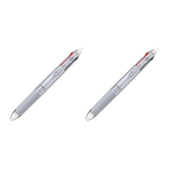 PILOT FriXion Ball 4 Multi-Color Ballpoint Pen, 0.38mm, Gradient Silver PLKFB80UFGRS