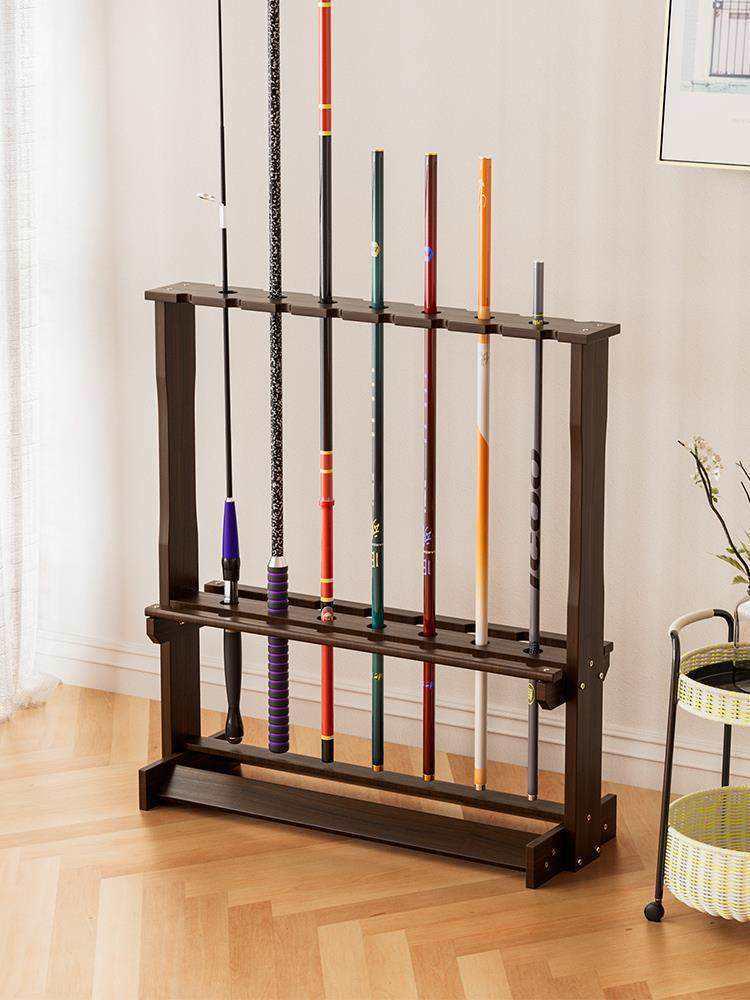 Premium Fishing Rod Display Rack – Home Storage & Organization Solution