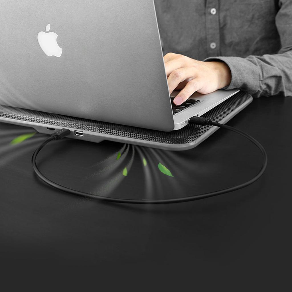 Ugreen USB 2.0 Cable 480Mb/s 1.5m Black (US102)