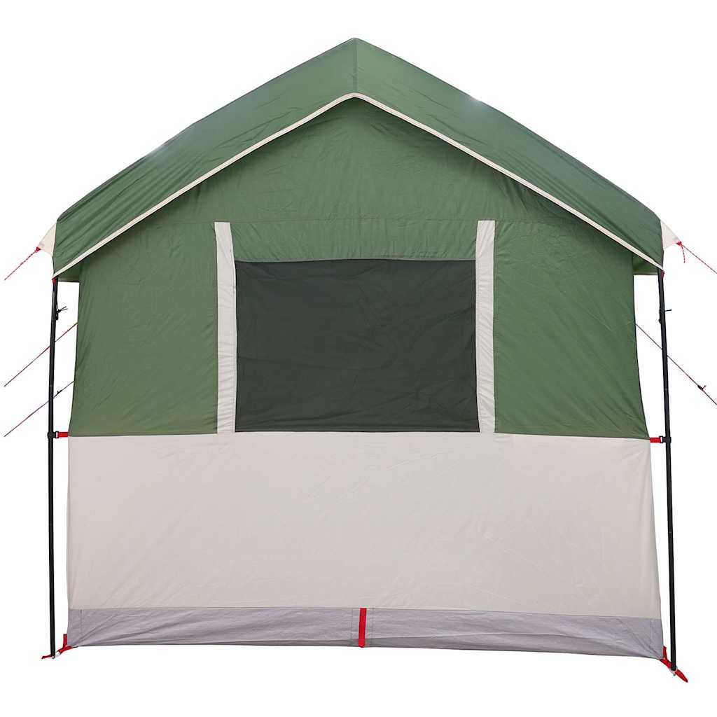 Family Tent for 4 Persons Green and White 324 x 255 x 230 cm
