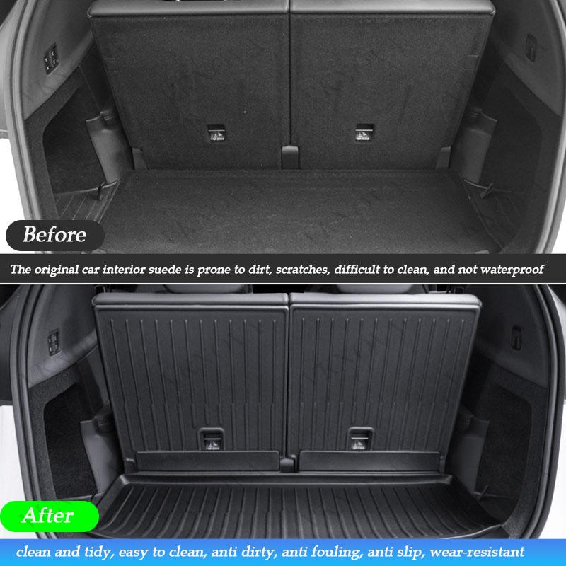 For Tesla Model Y L 2026 Rear Seat Backrest Protective Pad Trunk Mat Anti-Kick Pad Car Interior Accessories Model YL Cargo Liner