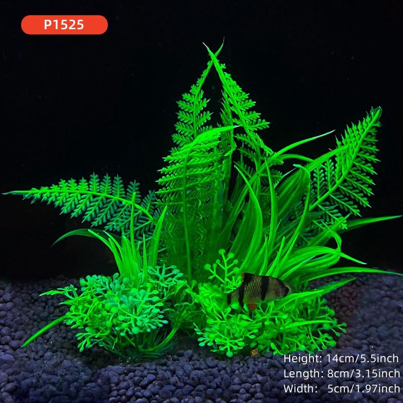 14cm/5.5inch Fish Tank Simulation Plant Aquarium Artificial DIY Decor Plants Water Grass Fish tank decorations